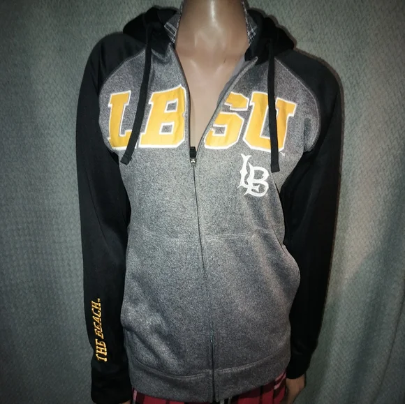 Champion LBSU Long Beach State University Hoodie Jacket Sz S. Ex Condition - Picture 10 of 16